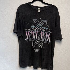Wage War Band Tee Large Lane Seven Lightning Graphic Metalcore Shirt